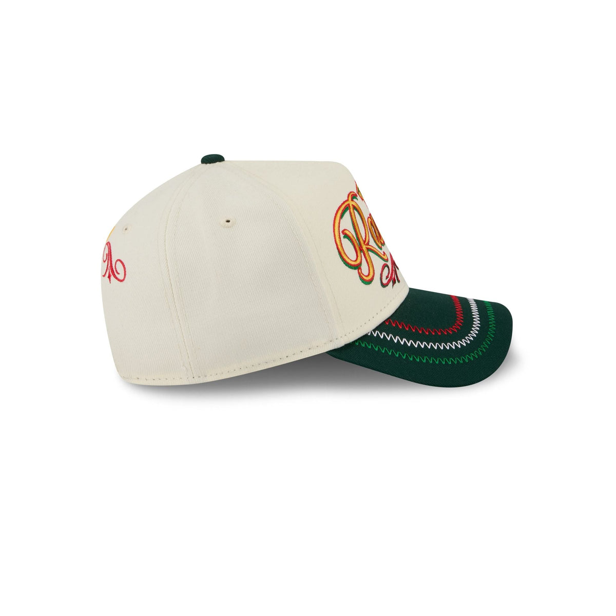 Texas Rangers Cinco de Mayo Chrome White 9FORTY A-Frame Snapback Hat