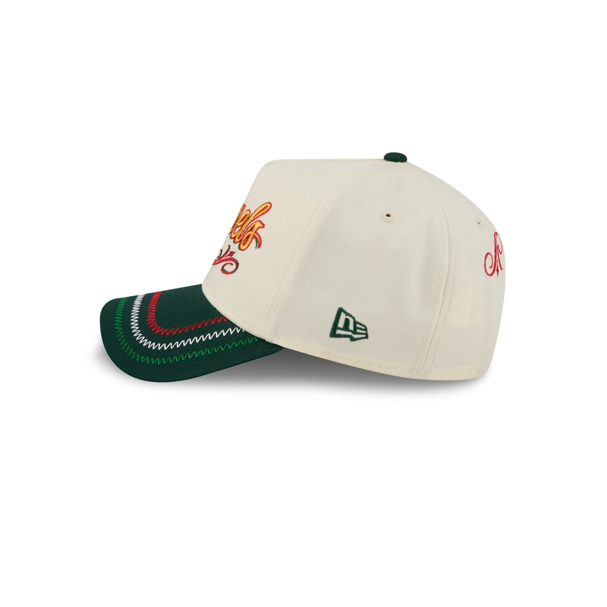 Los Angeles Angels Cinco de Mayo Chrome White 9FORTY A-Frame Snapback Hat