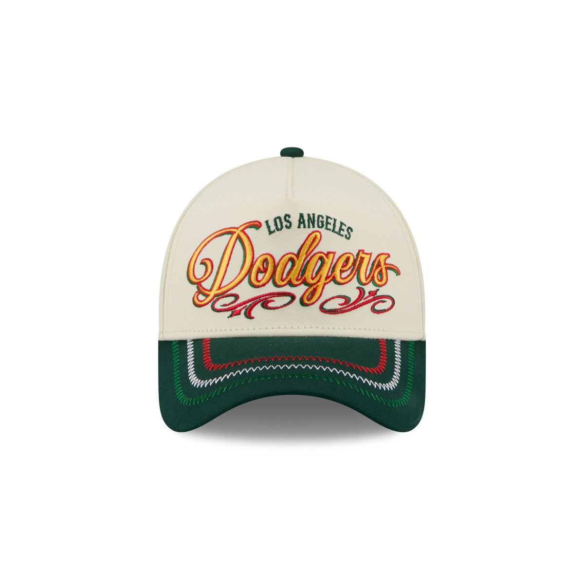 Los Angeles Dodgers Cinco de Mayo Chrome White 9FORTY A-Frame Snapback Hat