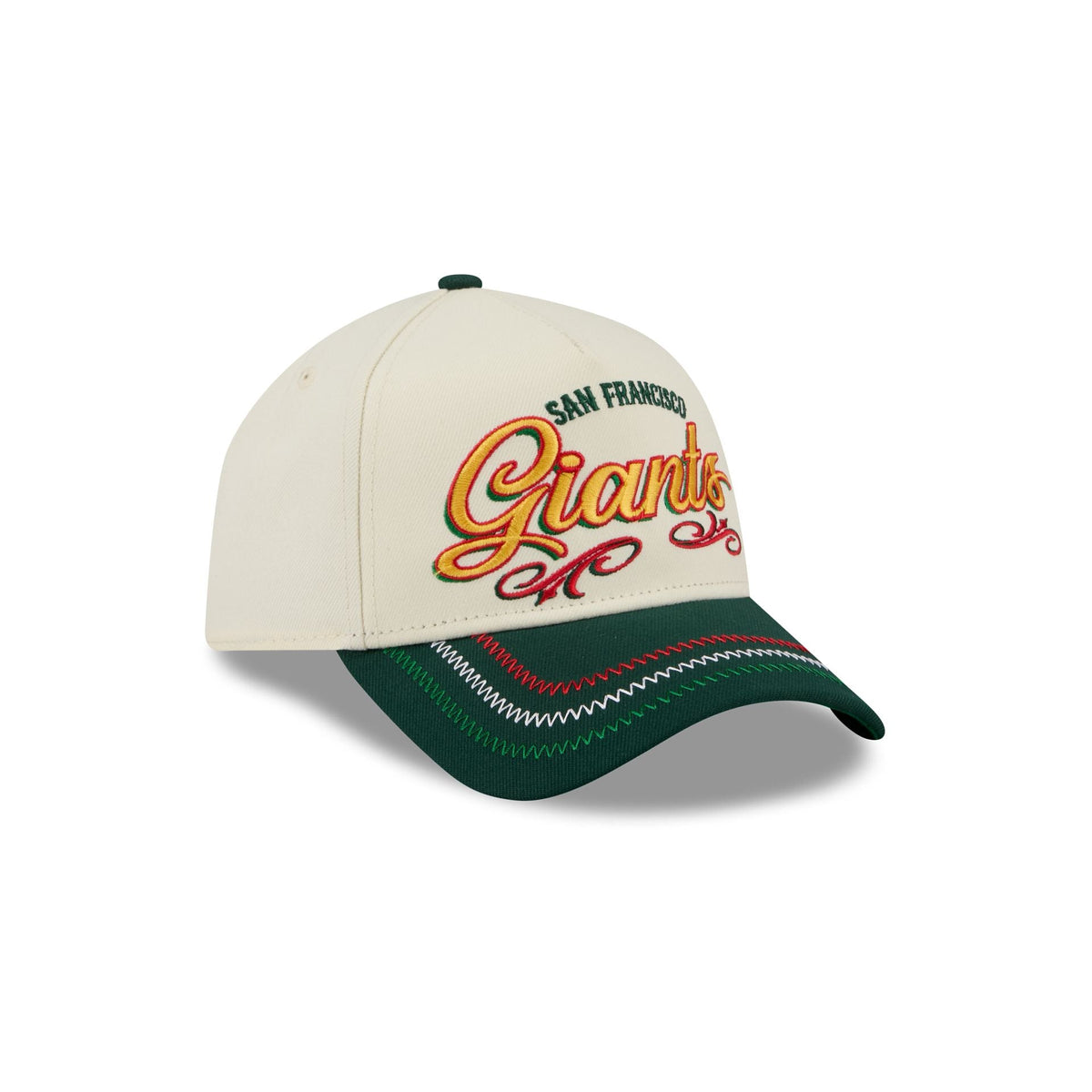 San Francisco Giants Cinco de Mayo Chrome White 9FORTY A-Frame Snapback Hat