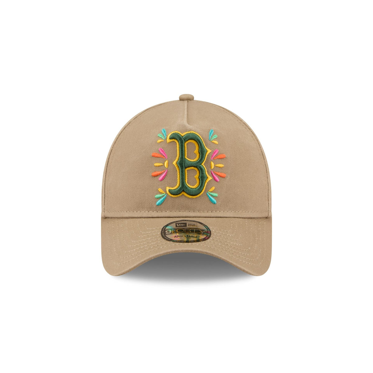 Boston Red Sox Vibrant Festivities 9FORTY A-Frame Snapback Hat