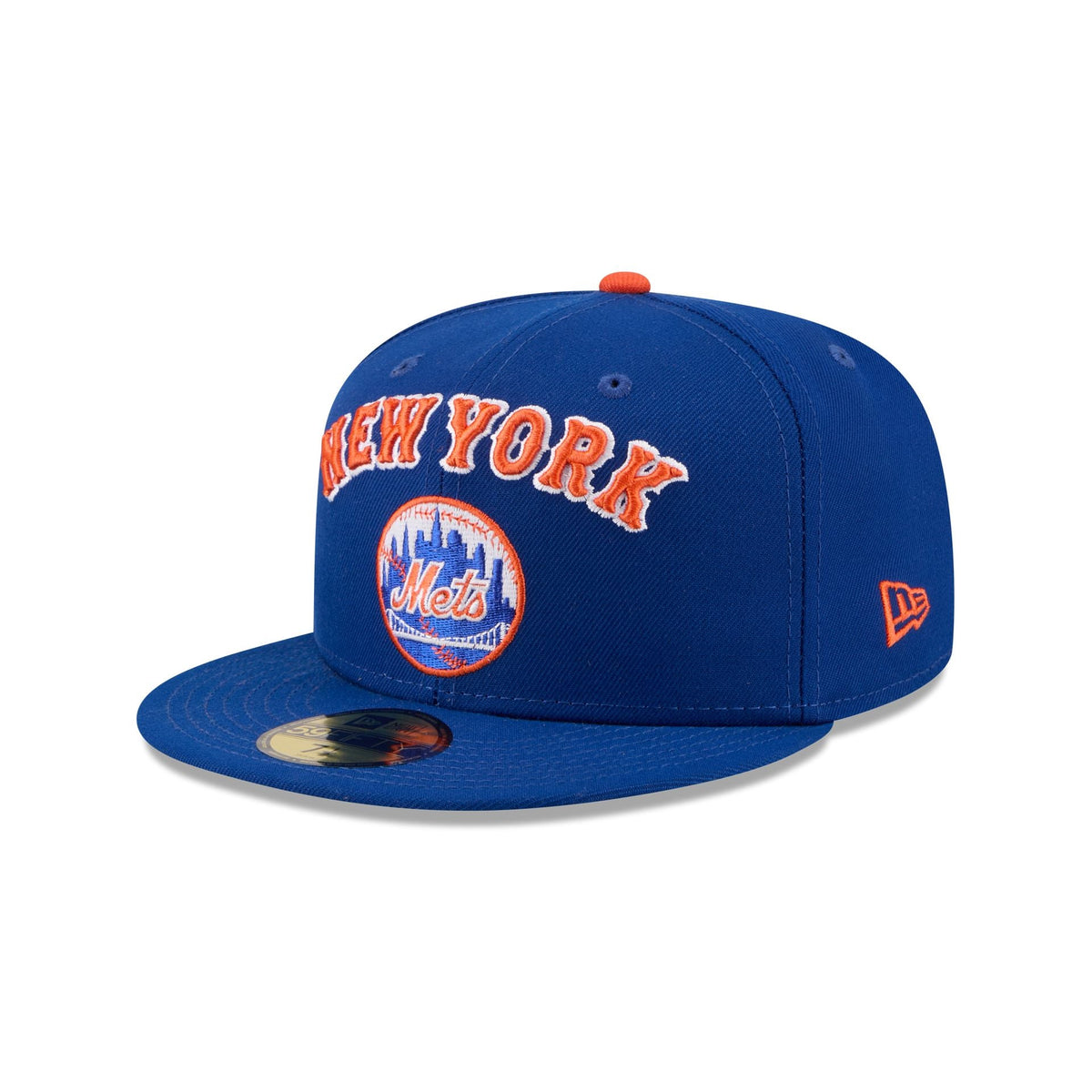 New York Mets Circle Logo Seinfeld 59FIFTY Fitted Hat