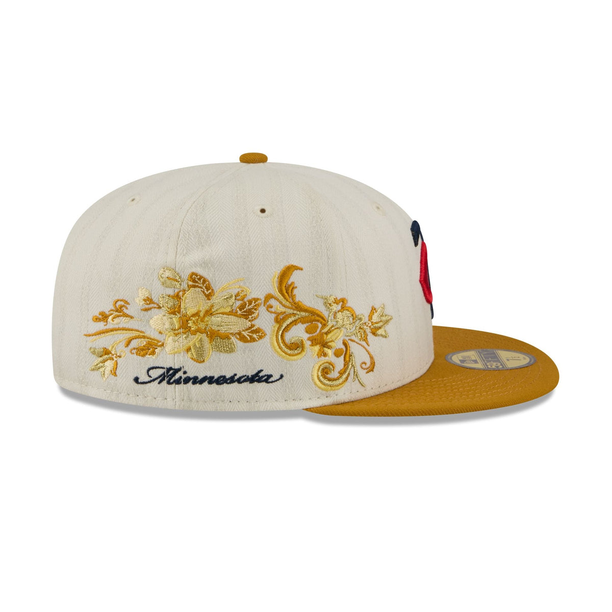 Minnesota Twins Chrome Herringbone 59FIFTY Fitted Hat