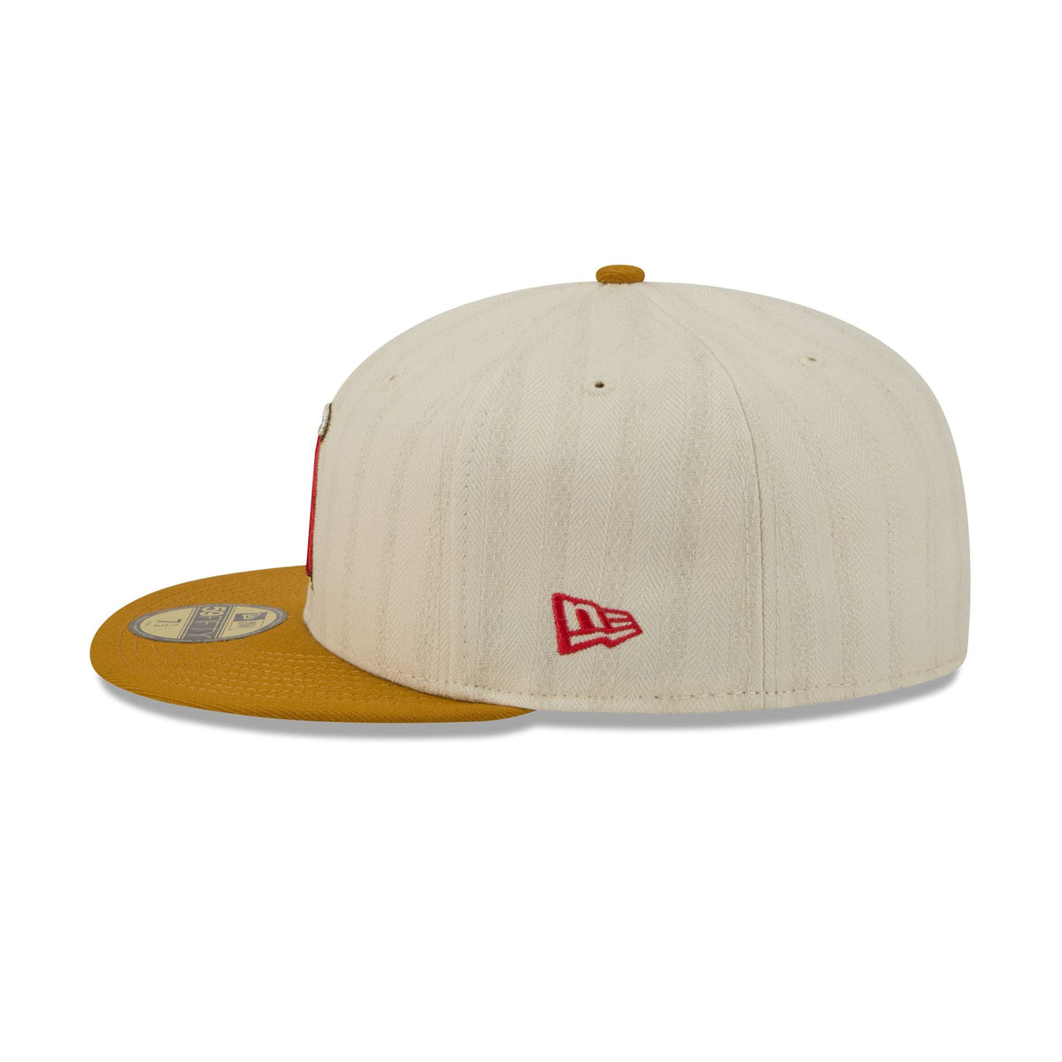 Los Angeles Angels Chrome Herringbone 59FIFTY Fitted Hat