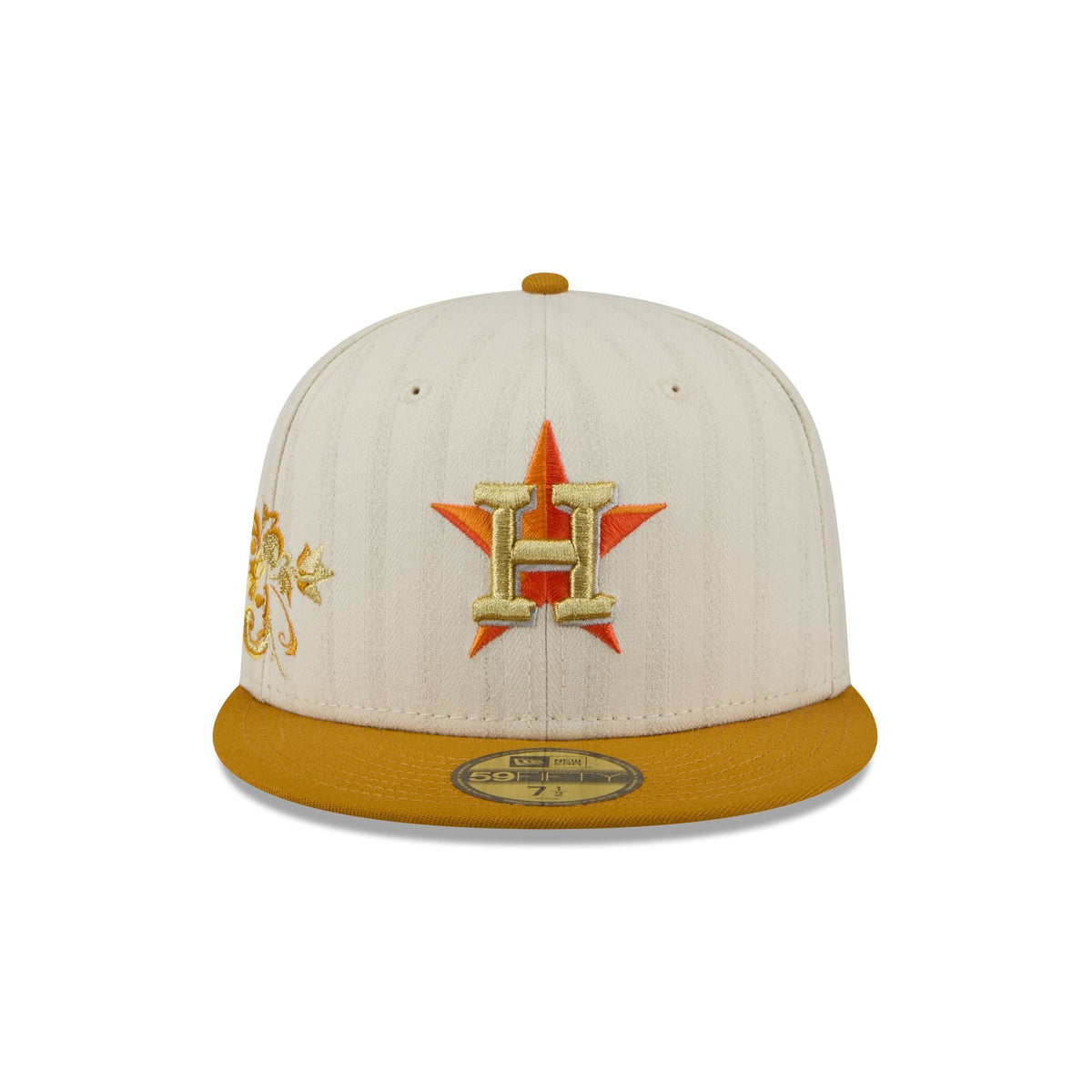 Houston Astros Chrome Herringbone 59FIFTY Fitted Hat
