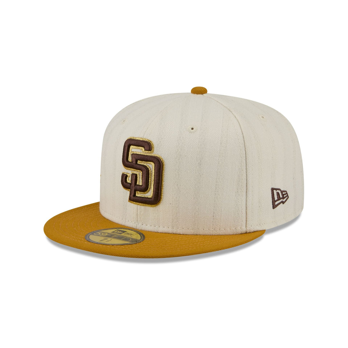 San Diego Padres Chrome Herringbone 59FIFTY Fitted Hat