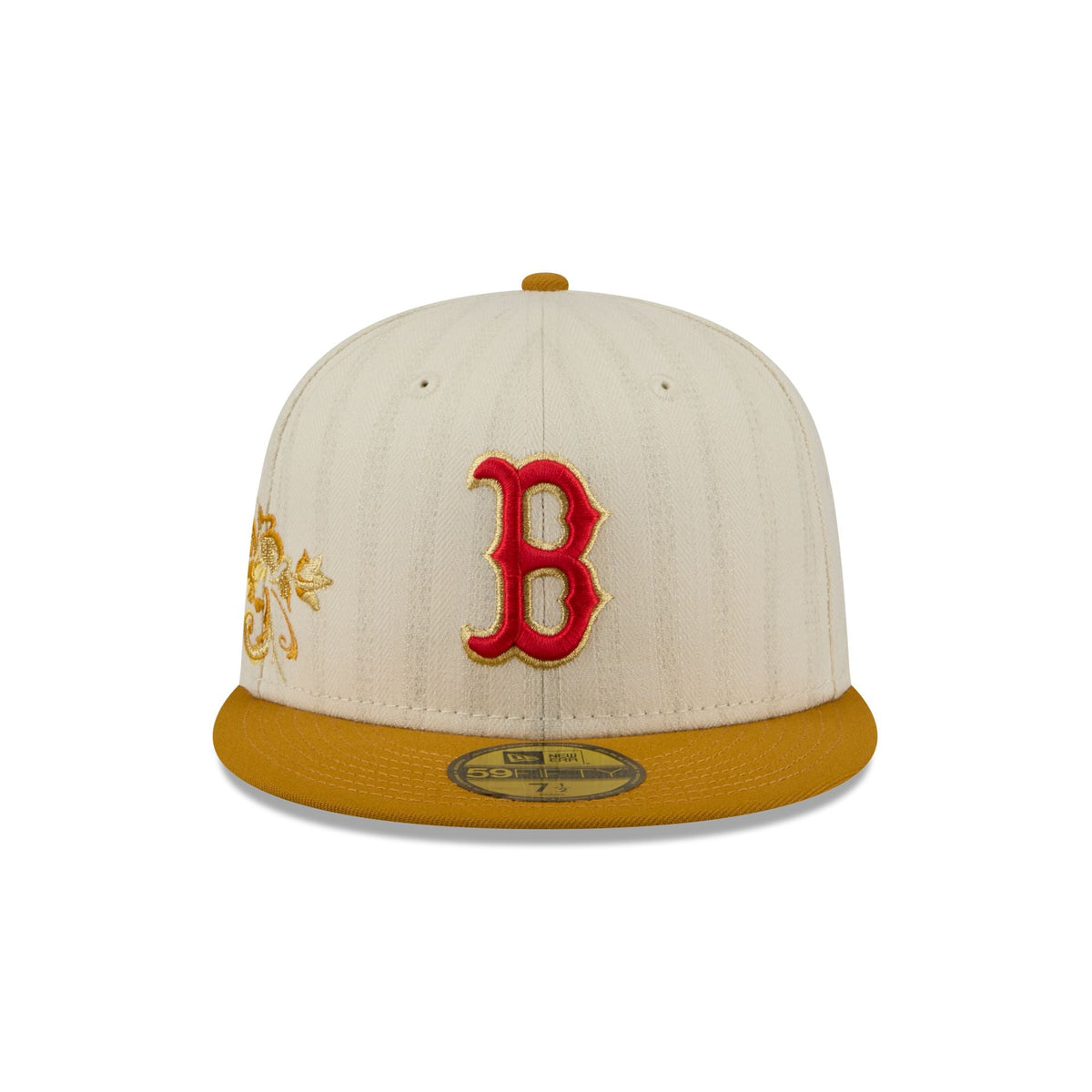 Boston Red Sox Chrome Herringbone 59FIFTY Fitted Hat