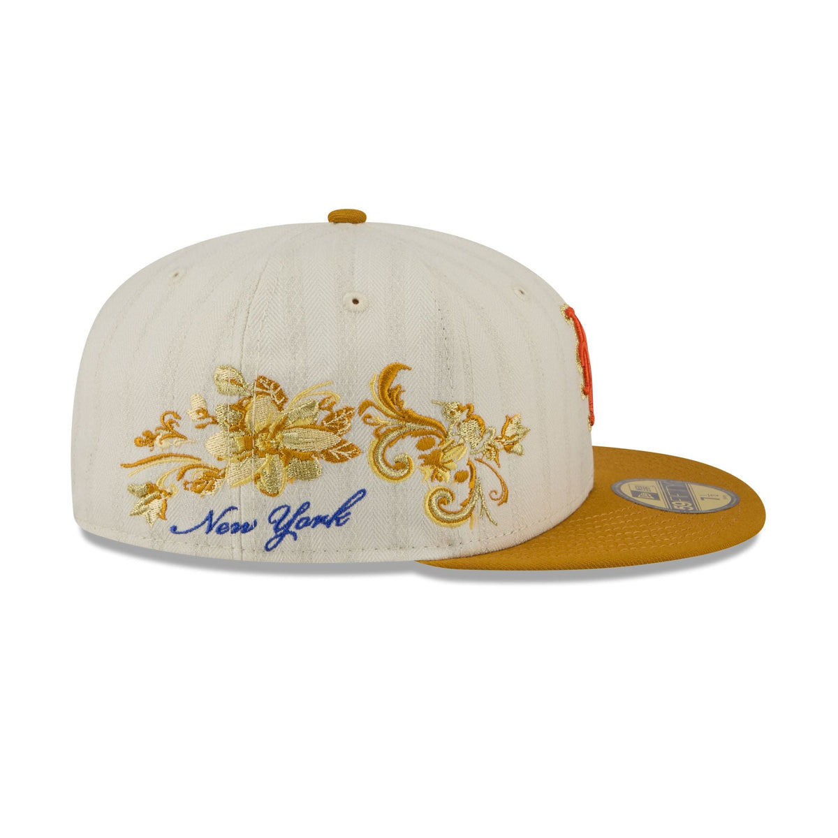 New York Mets Chrome Herringbone 59FIFTY Fitted Hat