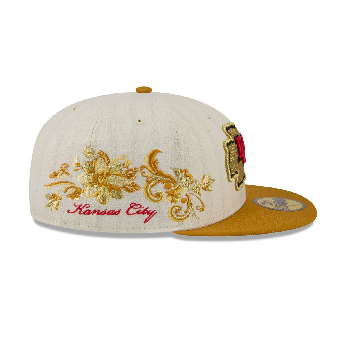 Kansas City Chiefs Chrome Herringbone 59FIFTY Fitted Hat