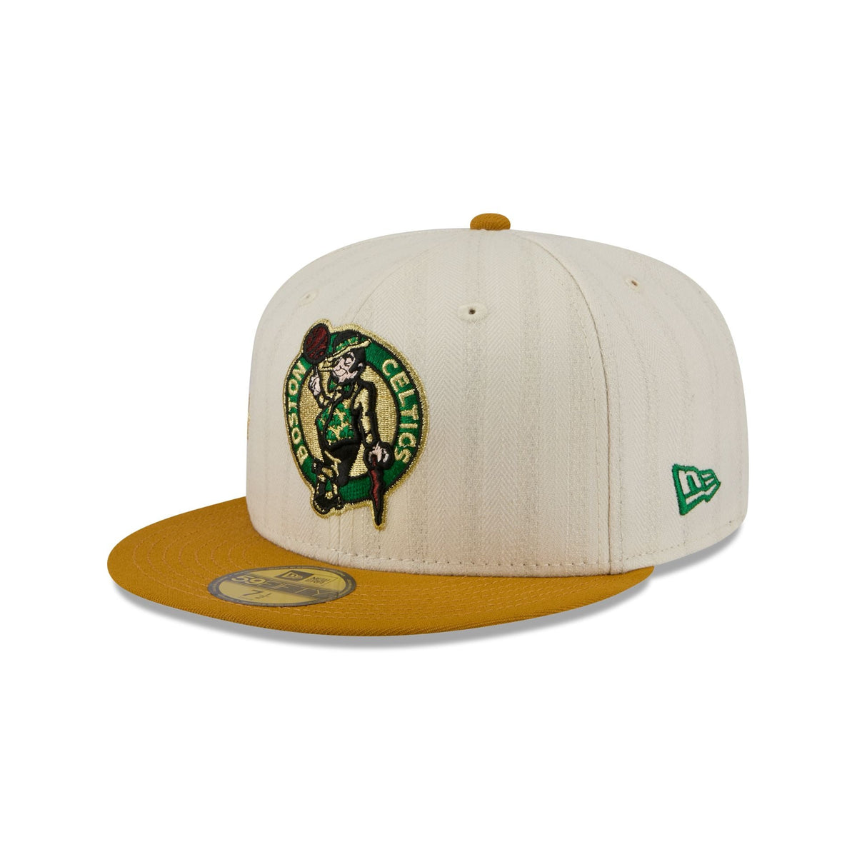Boston Celtics Chrome Herringbone 59FIFTY Fitted Hat