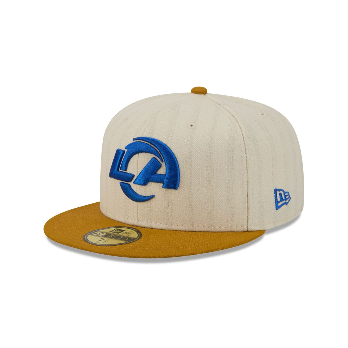 Los Angeles Rams Chrome Herringbone 59FIFTY Fitted Hat