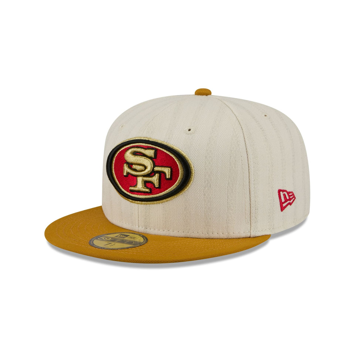 San Francisco 49ers Chrome Herringbone 59FIFTY Fitted Hat