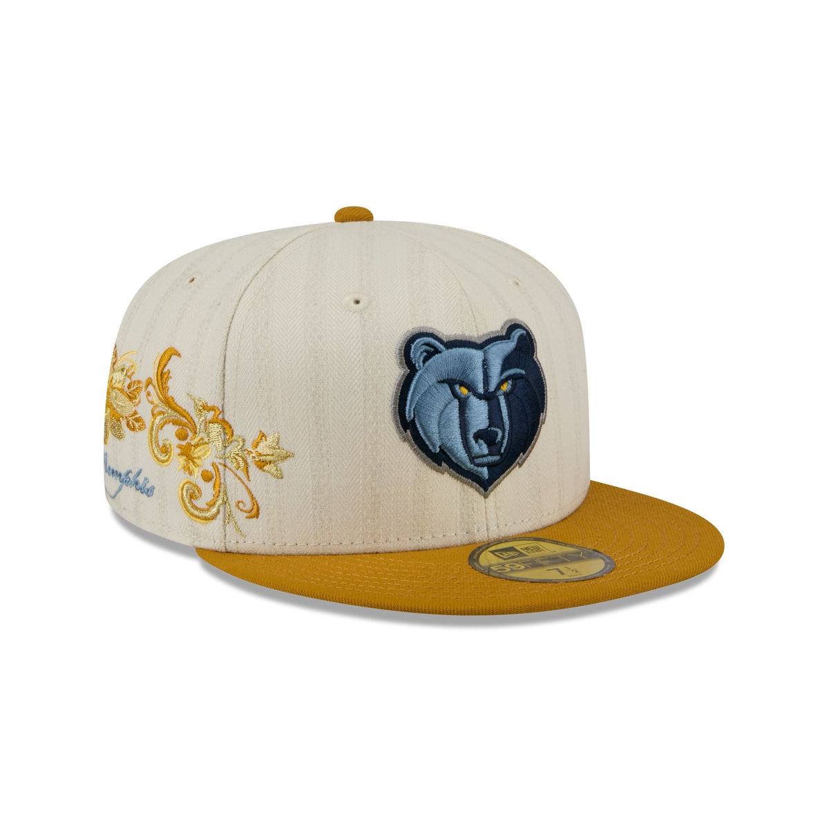 Memphis Grizzlies Chrome Herringbone 59FIFTY Fitted Hat