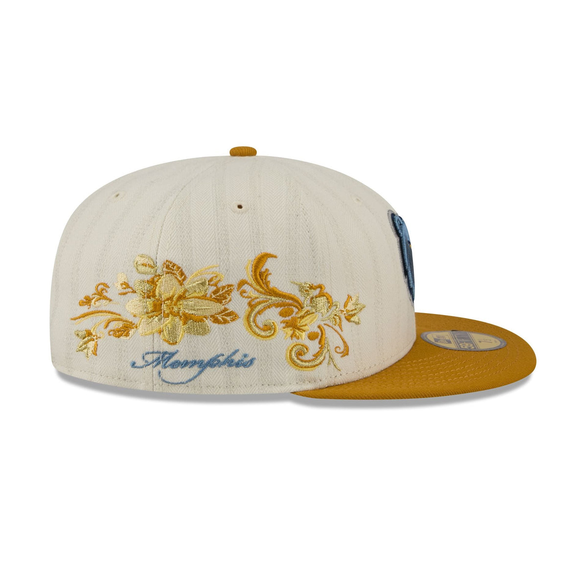 Memphis Grizzlies Chrome Herringbone 59FIFTY Fitted Hat