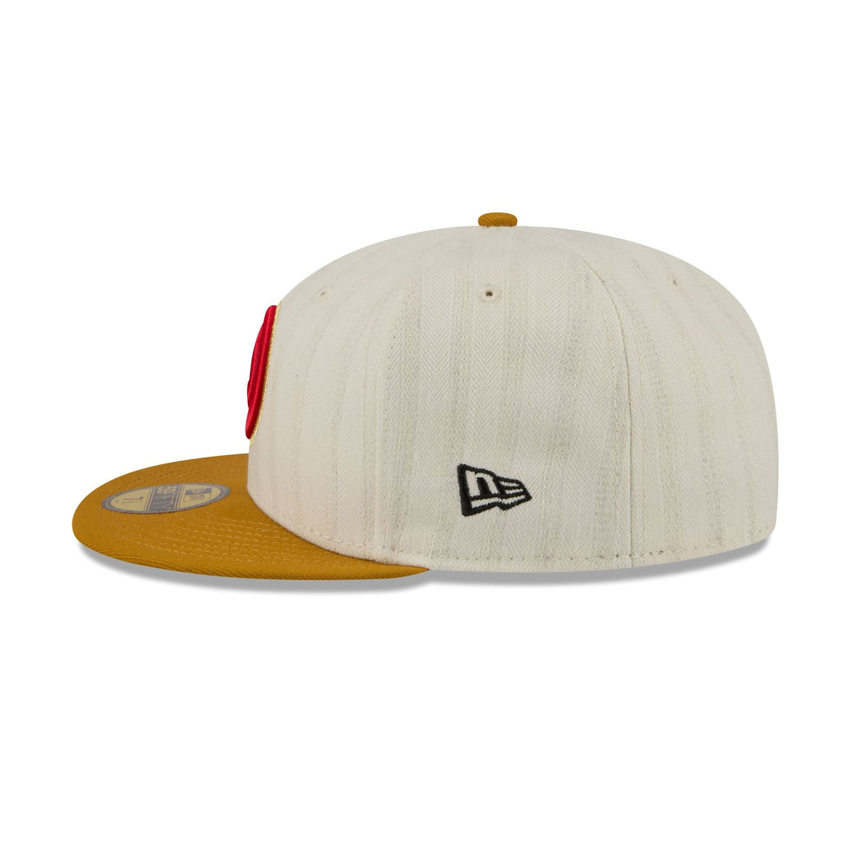 Atlanta Hawks Chrome Herringbone 59FIFTY Fitted Hat