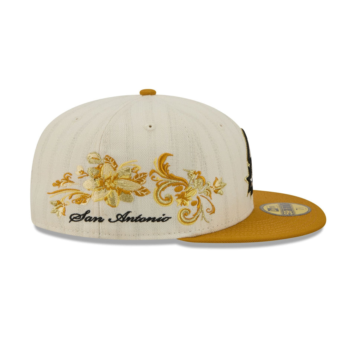 San Antonio Spurs Chrome Herringbone 59FIFTY Fitted Hat