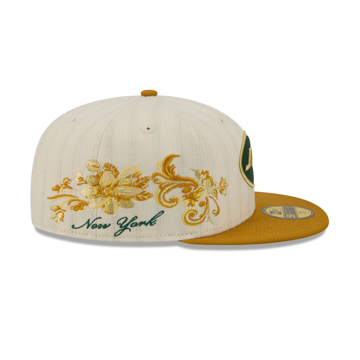 New York Jets Chrome Herringbone 59FIFTY Fitted Hat
