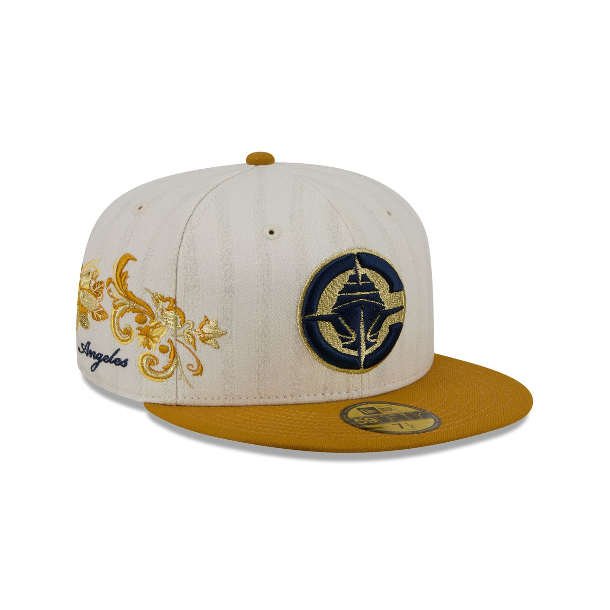 Los Angeles Clippers Chrome Herringbone 59FIFTY Fitted Hat