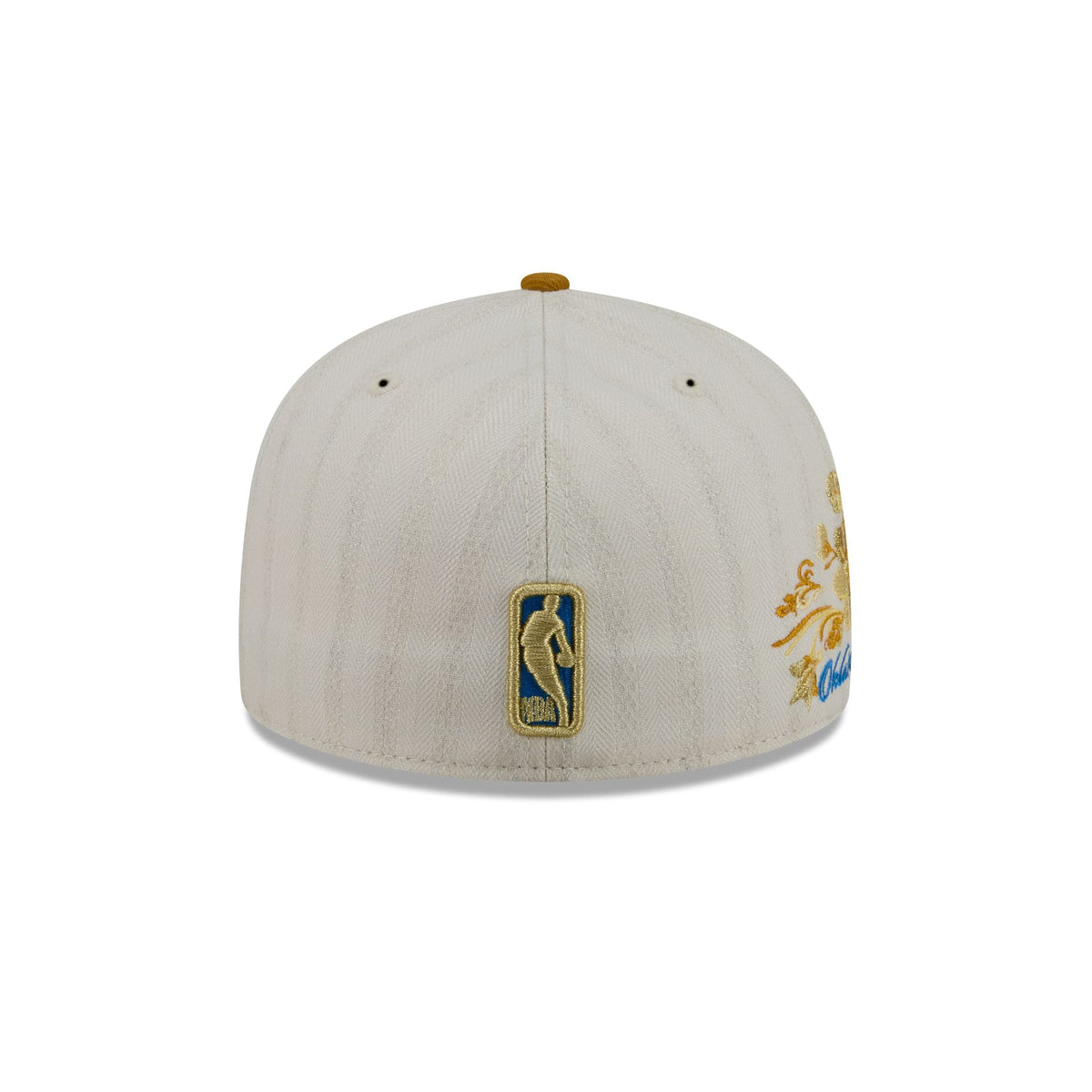Oklahoma City Thunder Chrome Herringbone 59FIFTY Fitted Hat