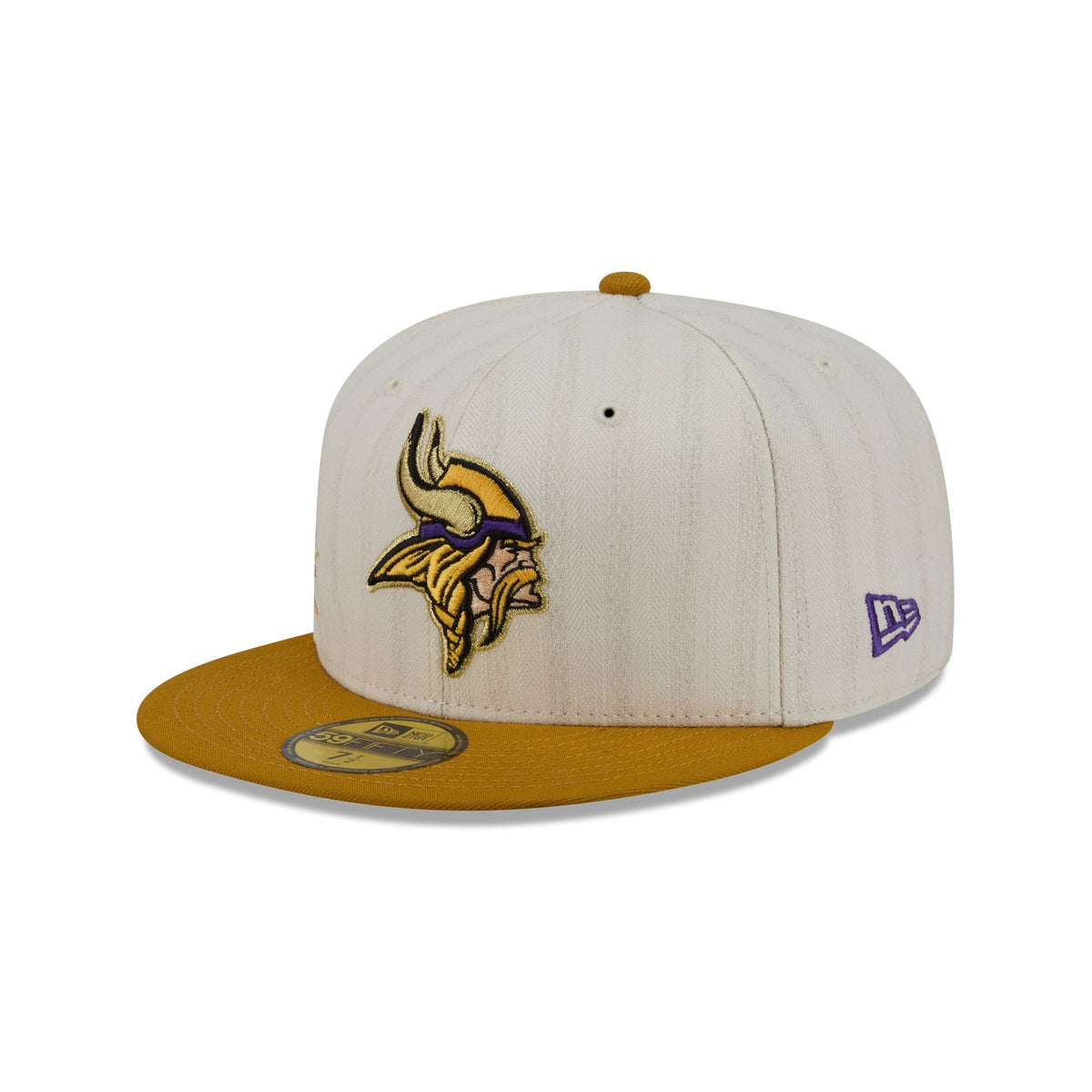 Minnesota Vikings Chrome Herringbone 59FIFTY Fitted Hat