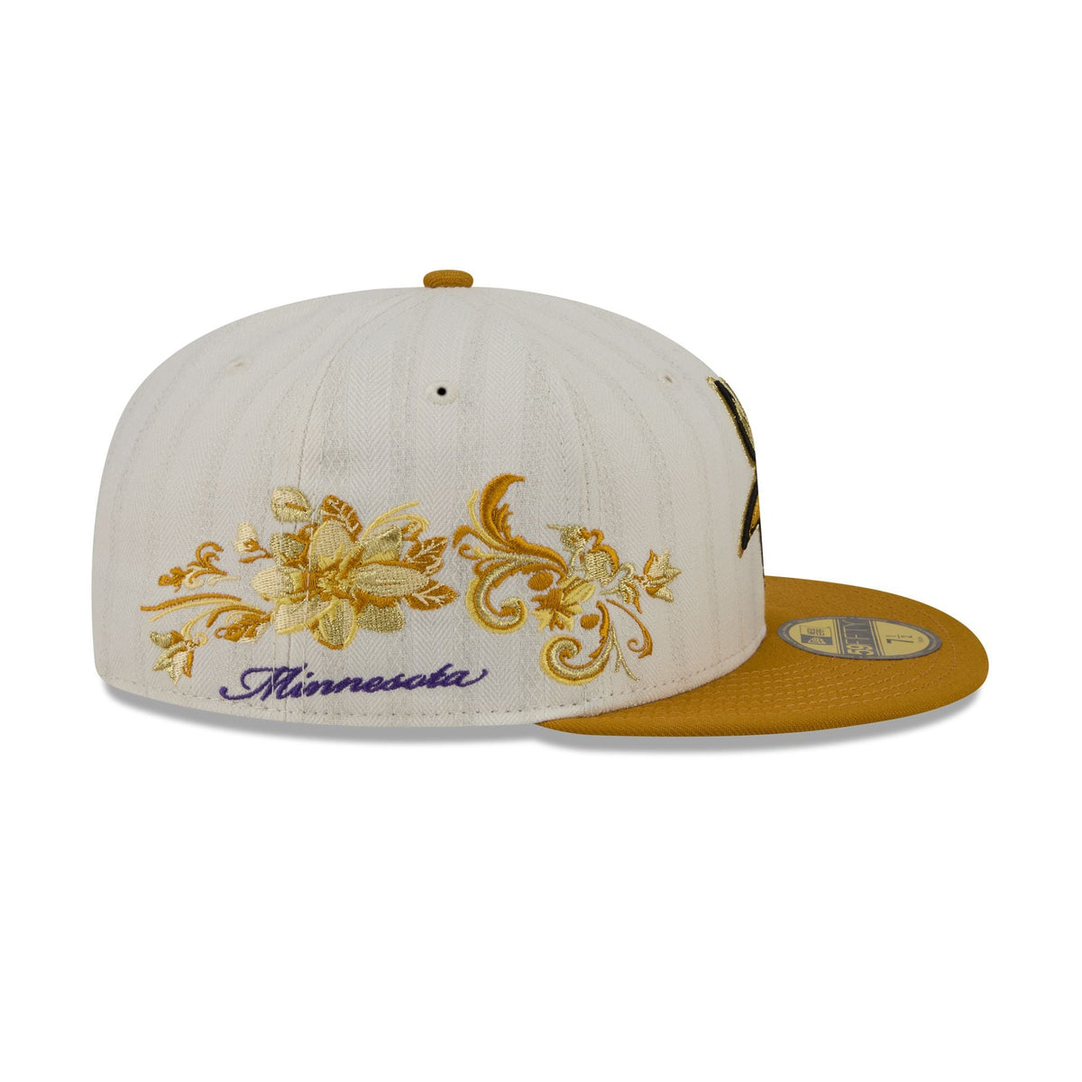 Minnesota Vikings Chrome Herringbone 59FIFTY Fitted Hat