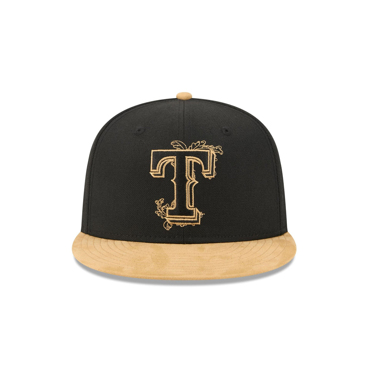 Texas Rangers Black Wool 59FIFTY Fitted Hat