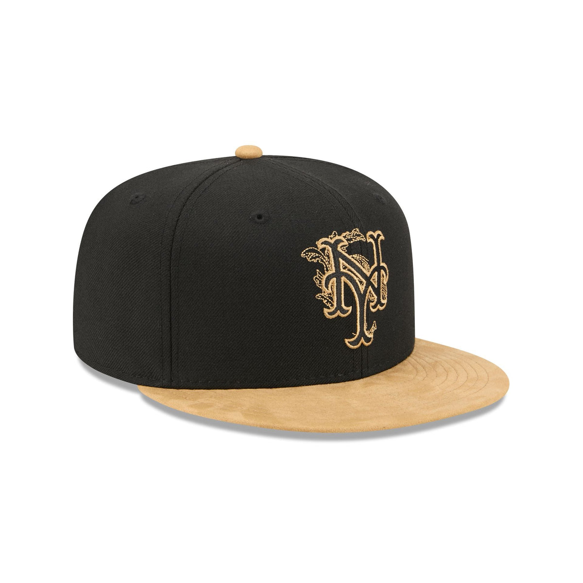 New York Mets Black Wool 59FIFTY Fitted Hat