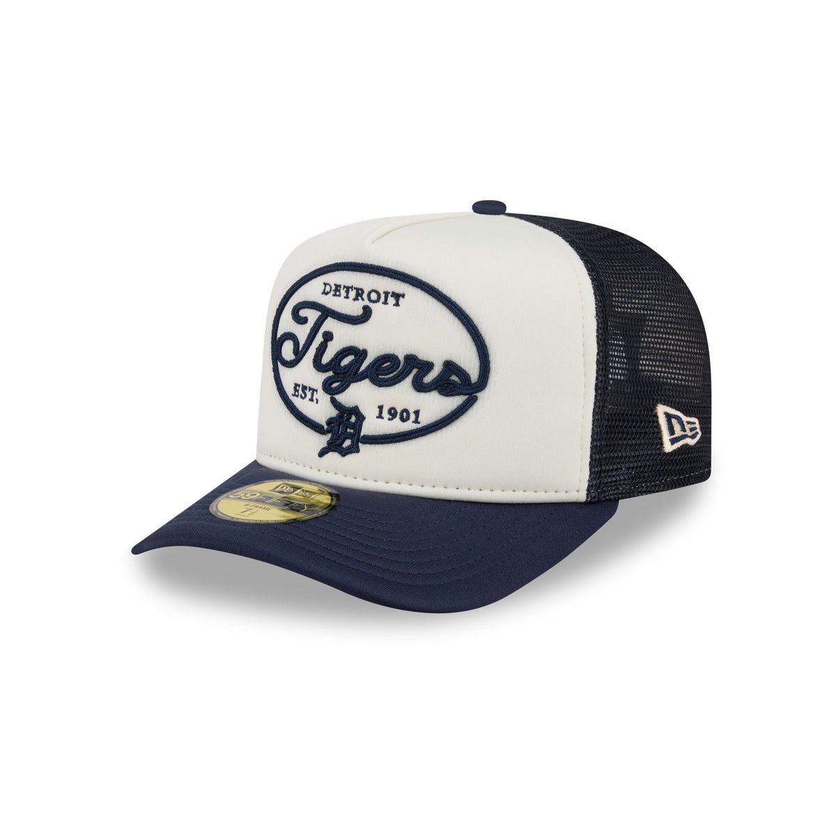 Detroit Tigers Chrome 59FIFTY Fitted Trucker Hat
