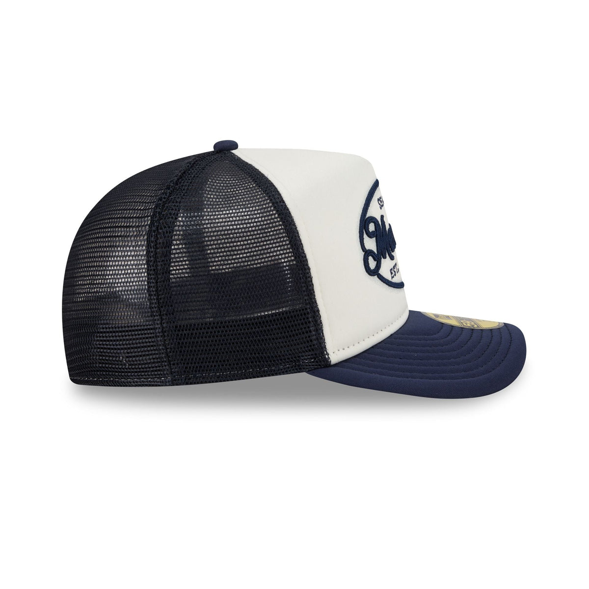 Seattle Mariners Chrome 59FIFTY Fitted Trucker Hat