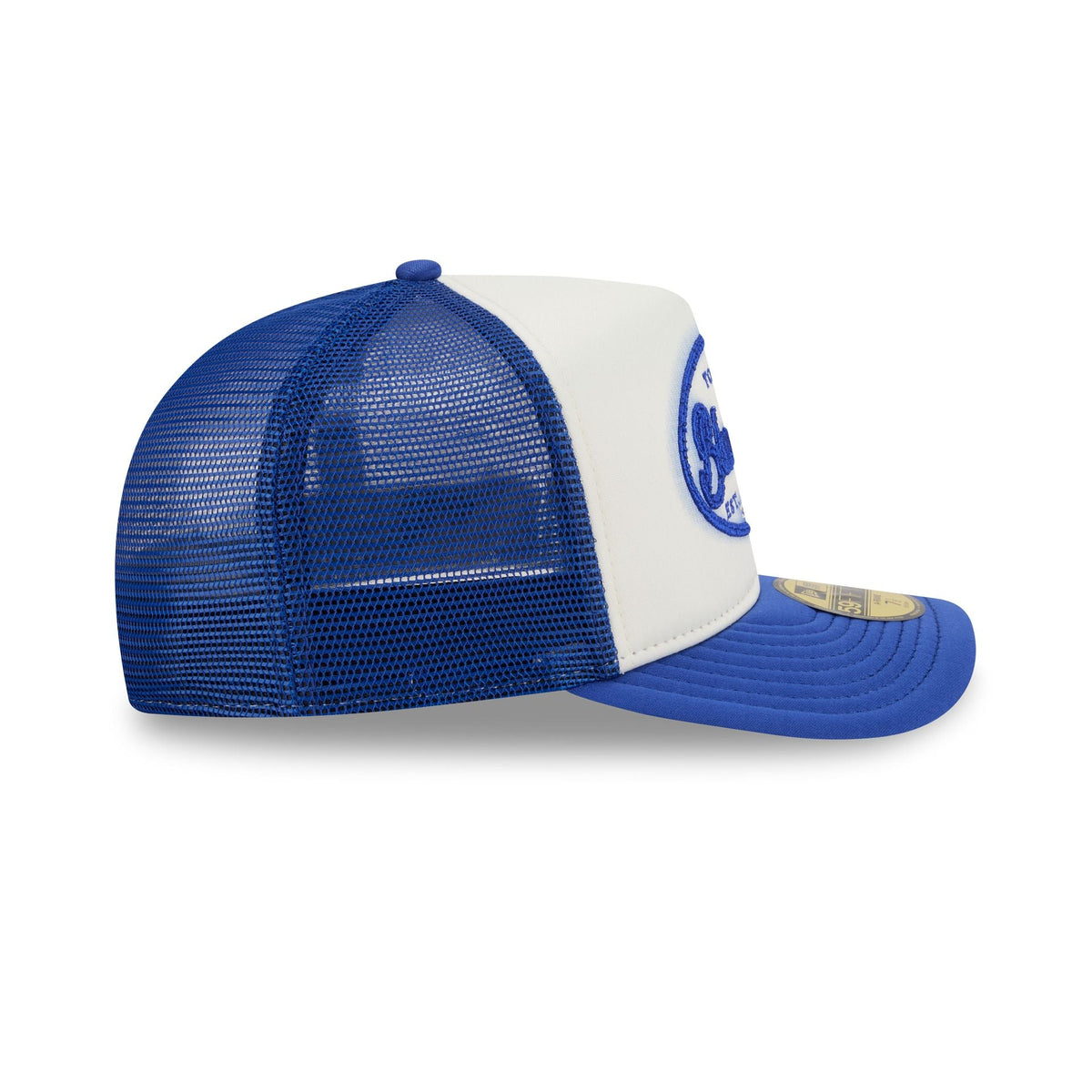 Toronto Blue Jays Chrome 59FIFTY Fitted Trucker Hat
