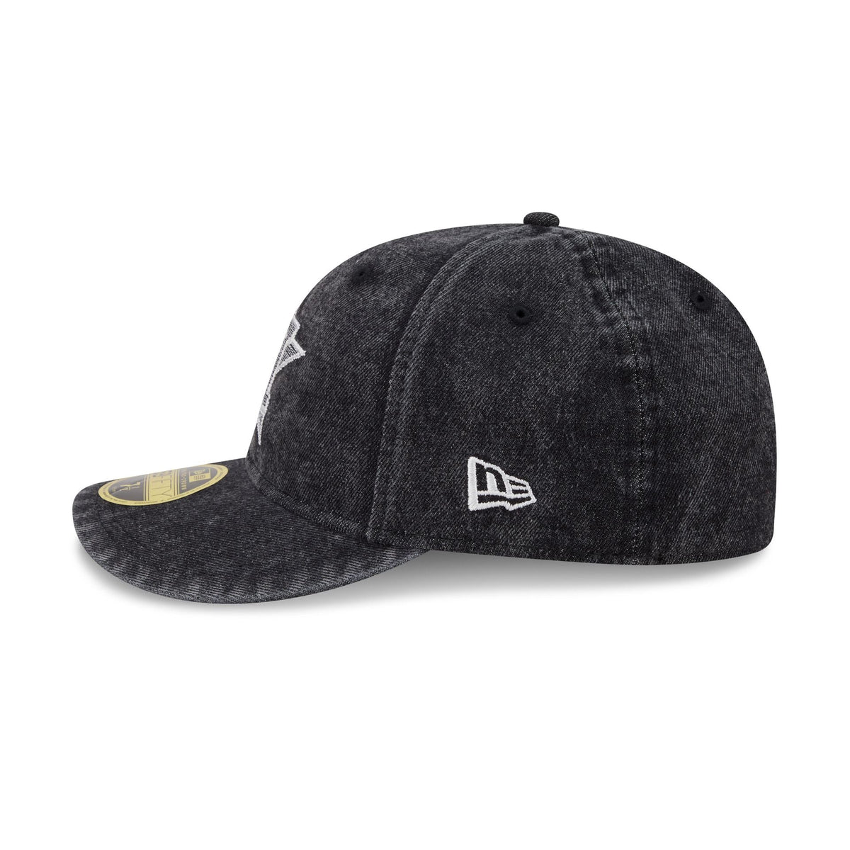 Houston Astros Black Denim Low Profile 59FIFTY Fitted Hat