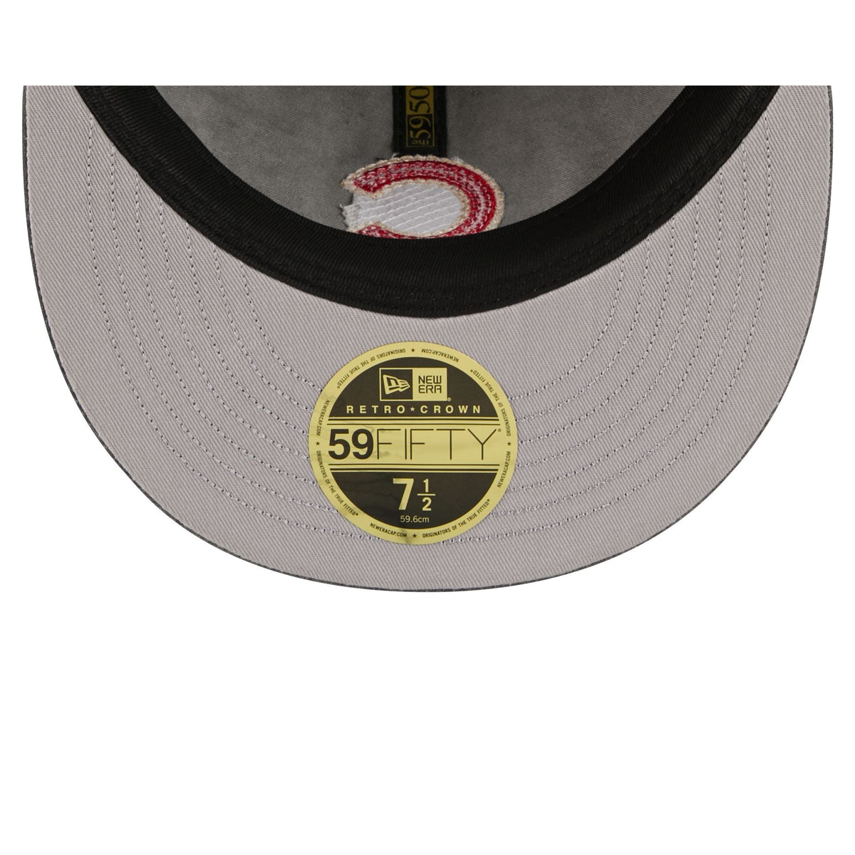 Chicago Cubs Visor Stitch Retro Crown 59FIFTY Fitted Hat