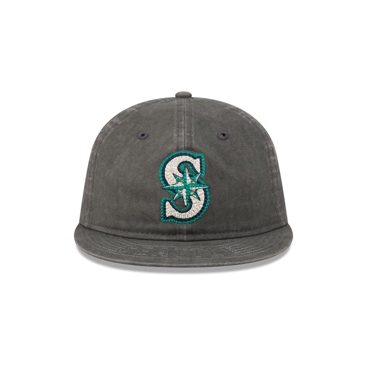 Seattle Mariners Visor Stitch Retro Crown 59FIFTY Fitted Hat