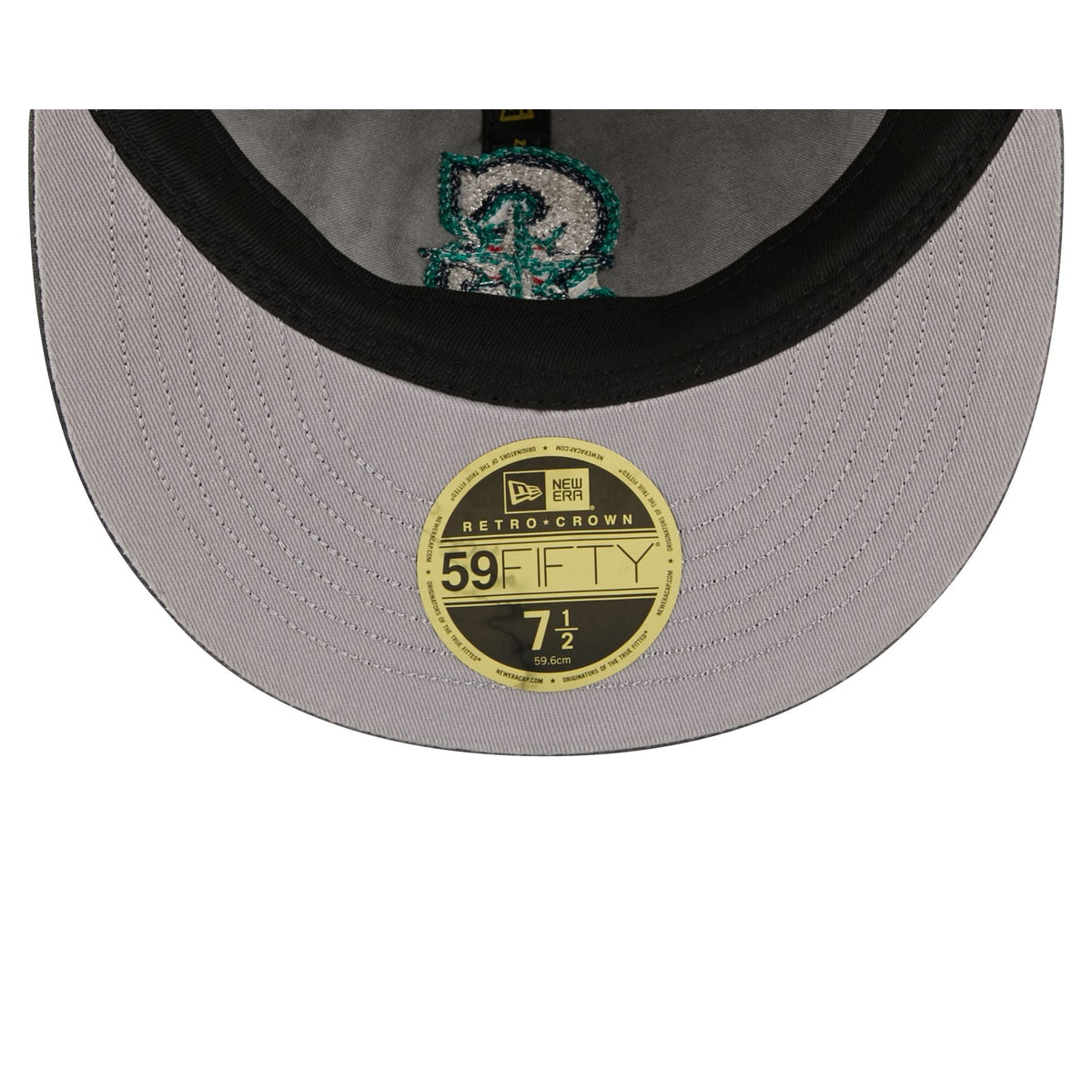 Seattle Mariners Visor Stitch Retro Crown 59FIFTY Fitted Hat