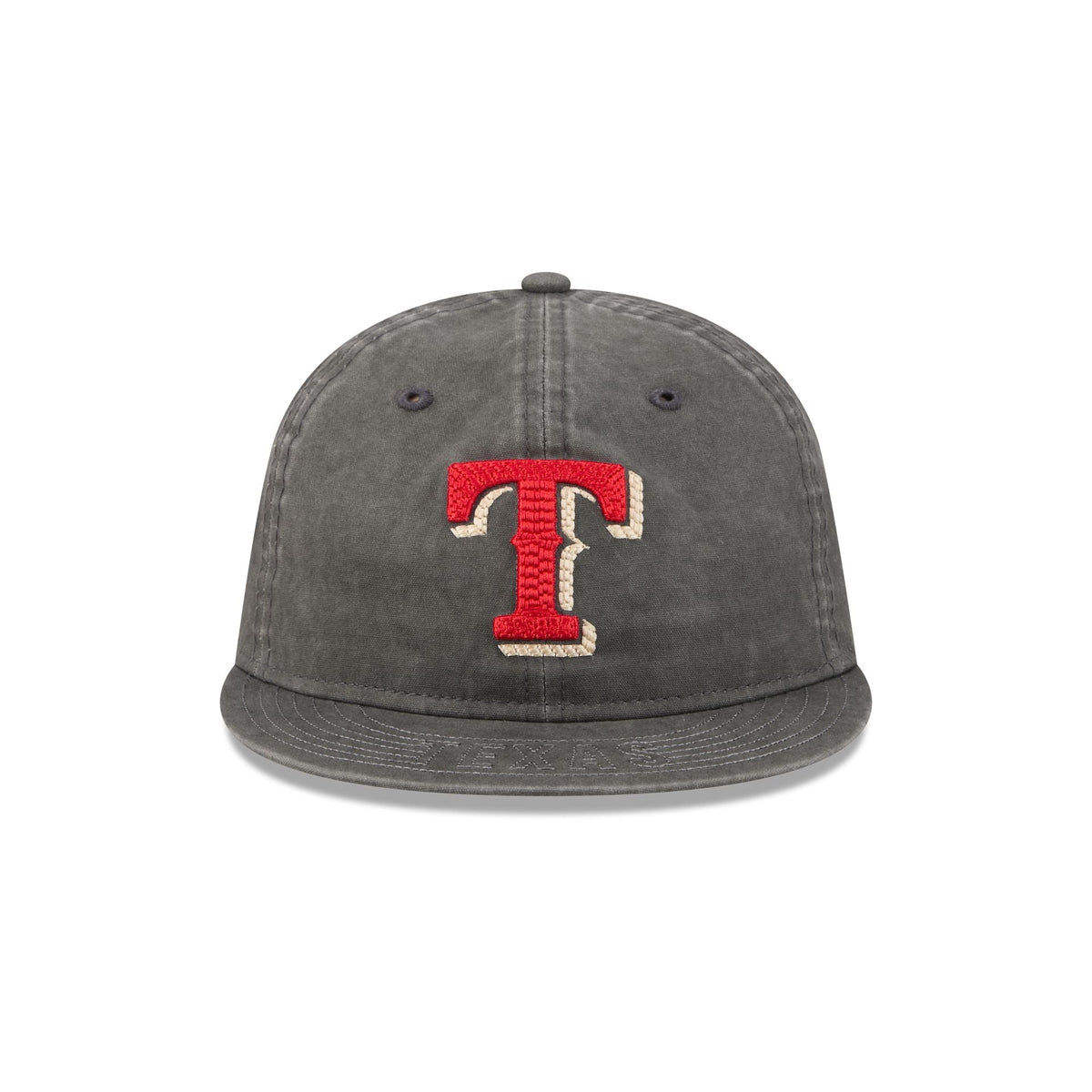 Texas Rangers Visor Stitch Retro Crown 59FIFTY Fitted Hat