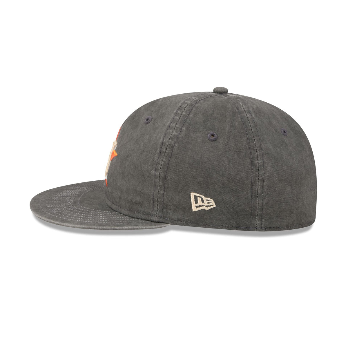 Houston Astros Visor Stitch Retro Crown 59FIFTY Fitted Hat