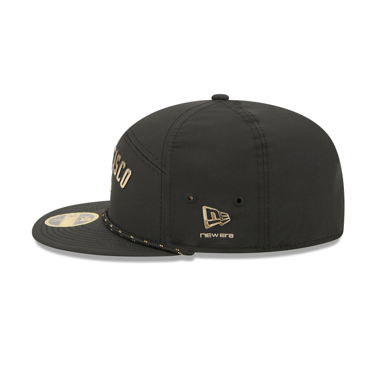 San Francisco Giants Gold Logo Rope Split Panel 59FIFTY Fitted Hat