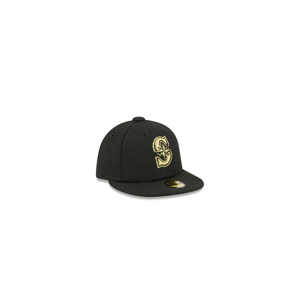 Seattle Mariners Gold Logo Mini 59FIFTY Fitted Hat