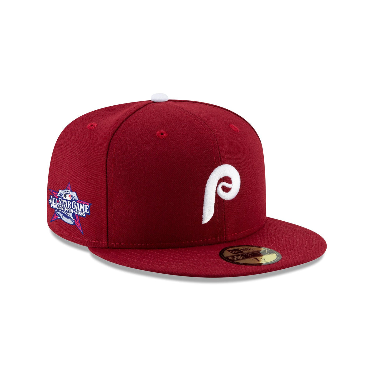 Philadelphia Phillies 2026 All-Star Game Host Maroon 59FIFTY Fitted Hat