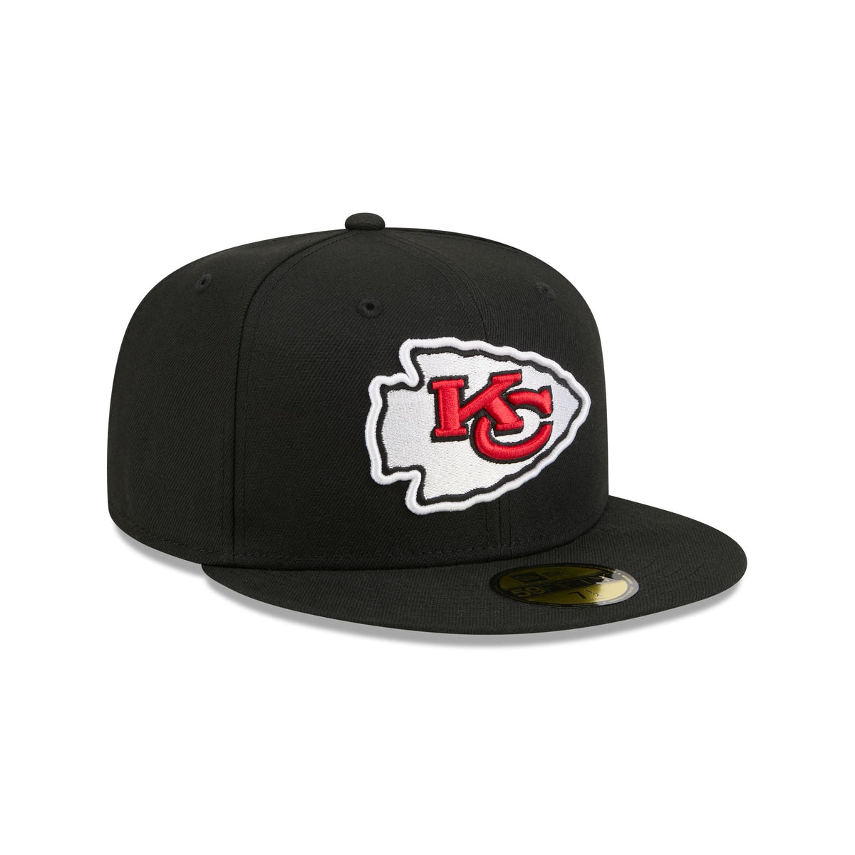 Kansas City Chiefs Black Basic 59FIFTY Fitted Hat