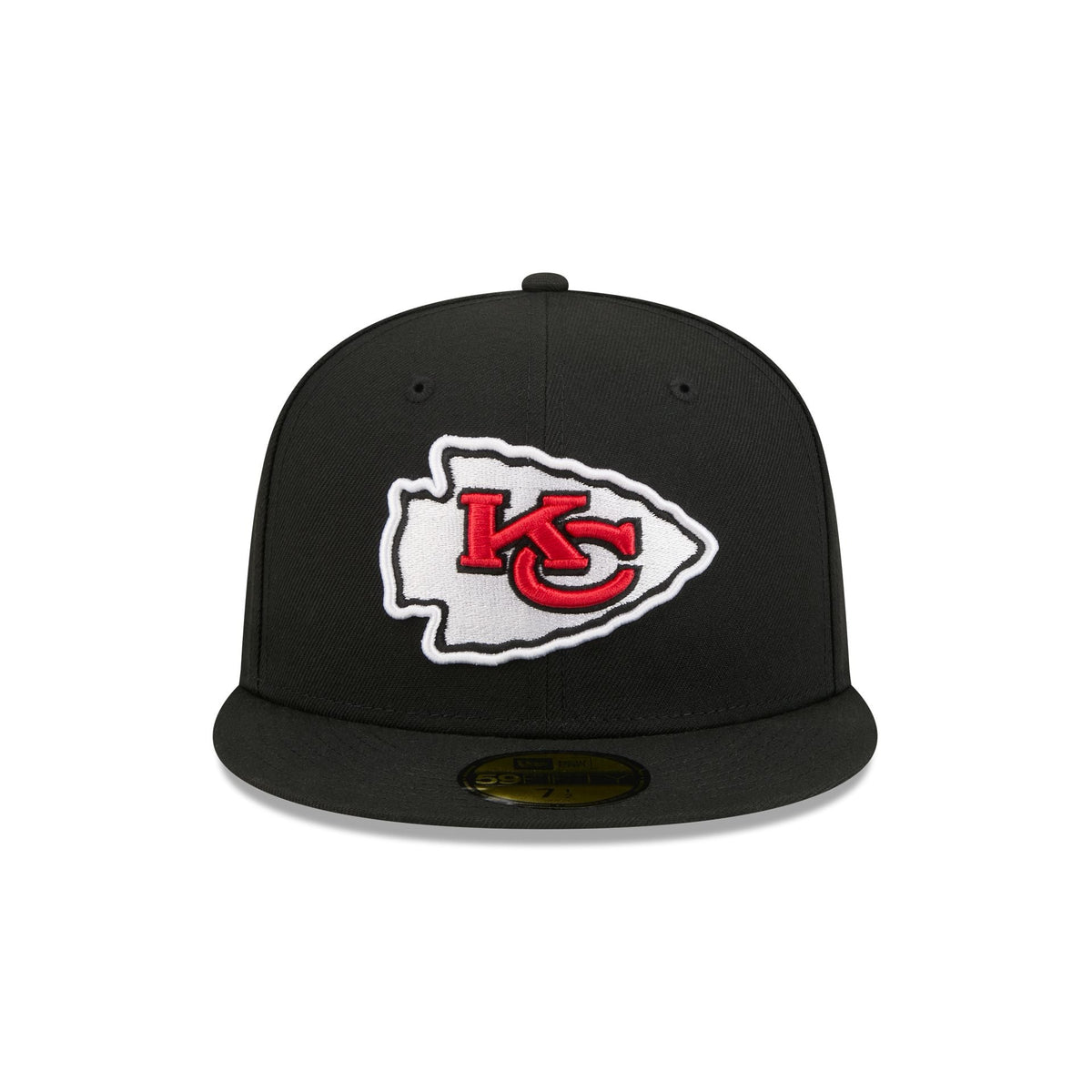 Kansas City Chiefs Black Basic 59FIFTY Fitted Hat