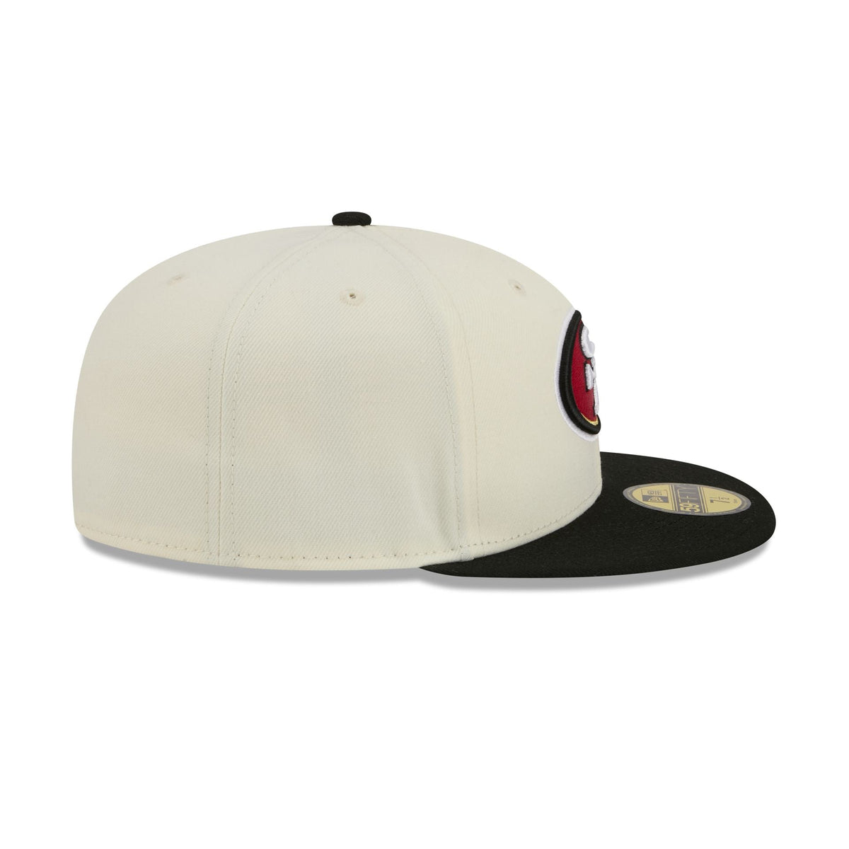 San Francisco 49ers Chrome White Basic 59FIFTY Fitted Hat