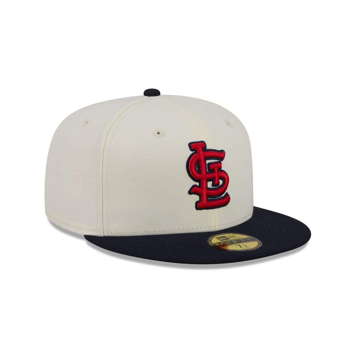 St. Louis Cardinals Chrome White Basic 59FIFTY Fitted Hat
