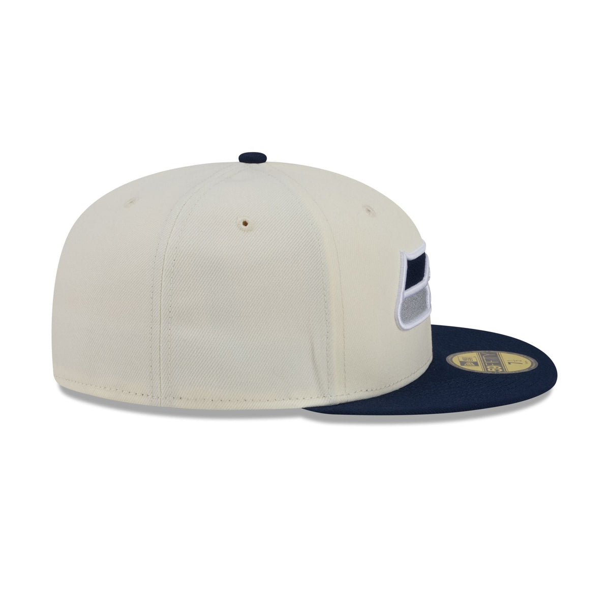 Seattle Seahawks Chrome White Basic 59FIFTY Fitted Hat