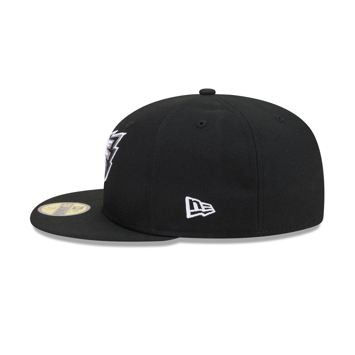 Philadelphia Eagles Black and White Basic 59FIFTY Fitted Hat