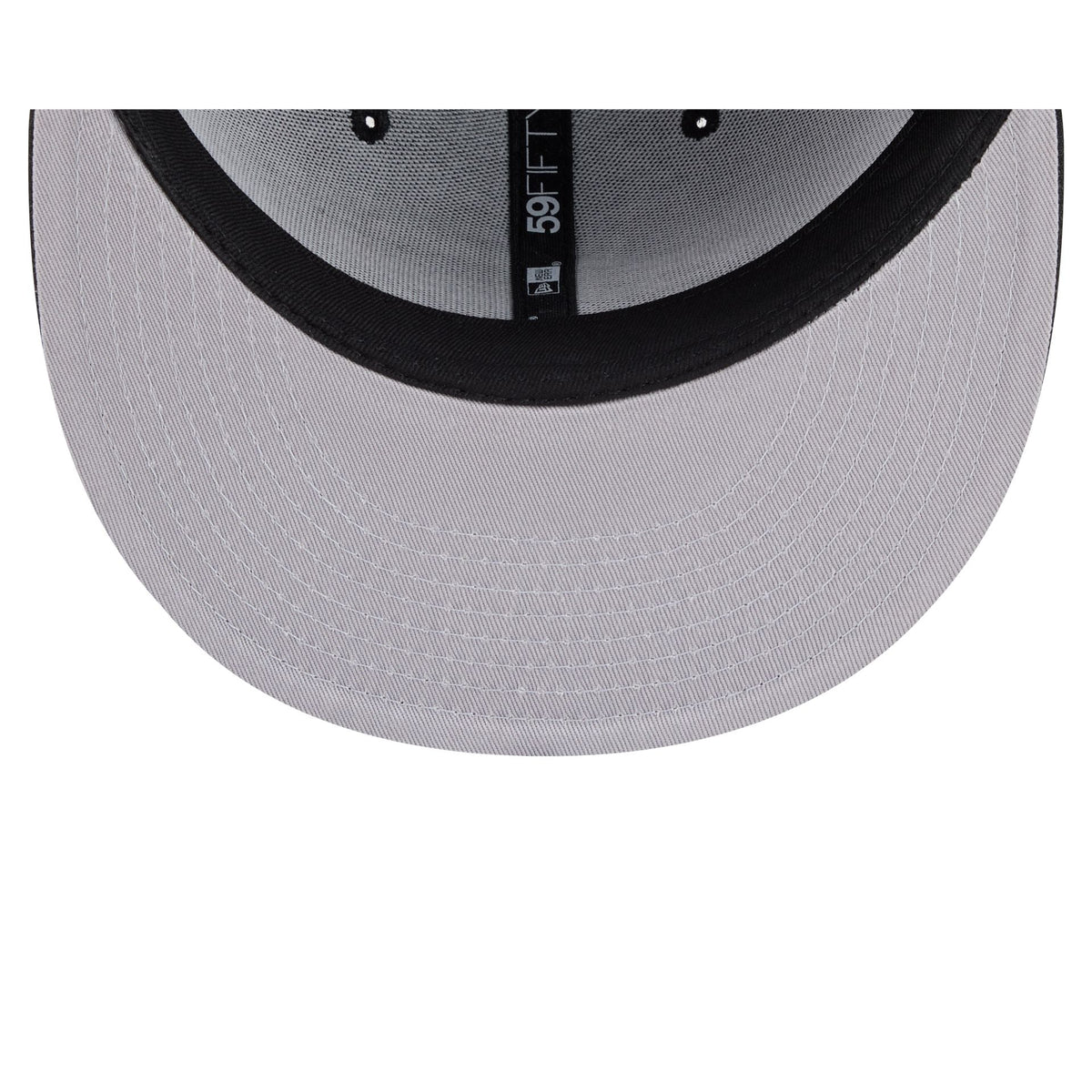 Los Angeles Chargers Black and White Basic 59FIFTY Fitted Hat