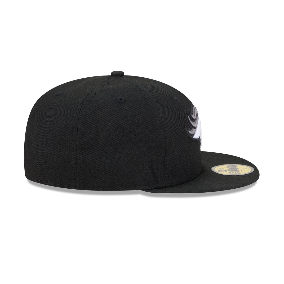 Denver Broncos Black and White Basic 59FIFTY Fitted Hat