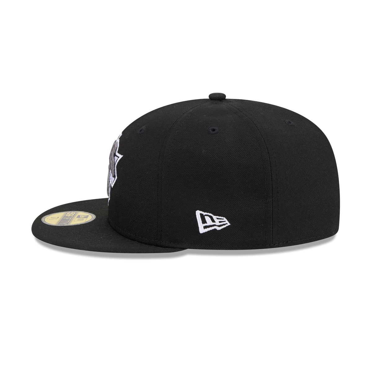 New York Knicks Black and White Basic 59FIFTY Fitted Hat