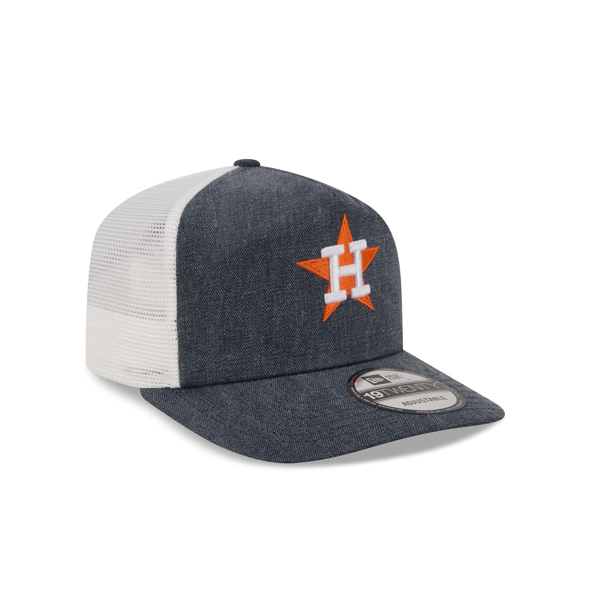 Houston Astros Herringbone Team Colors 19TWENTY Trucker Hat