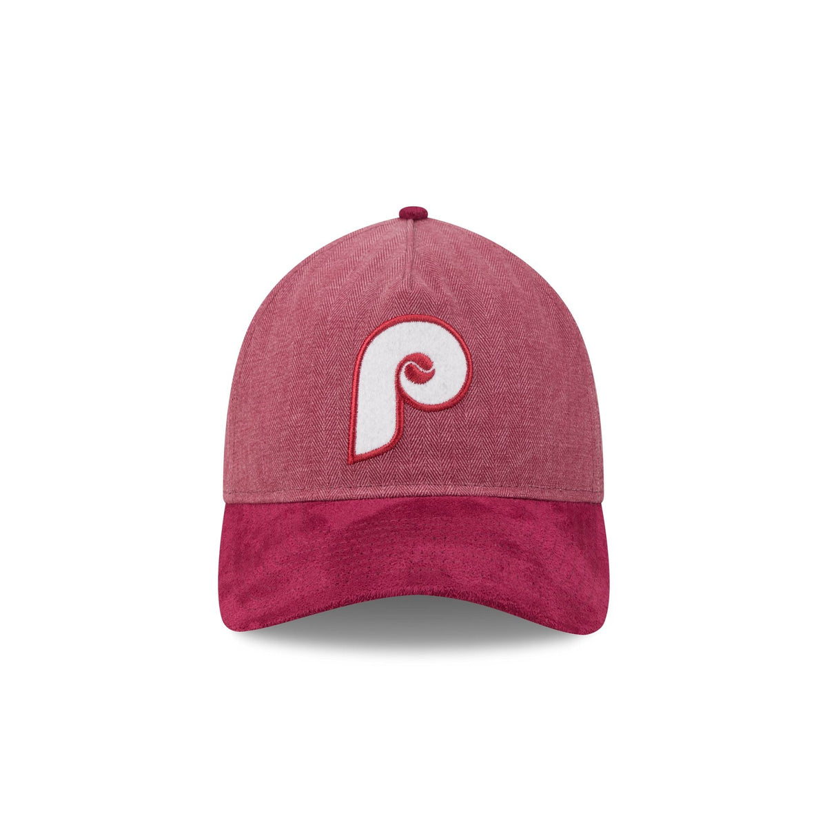 Philadelphia Phillies Herringbone Team Colors 9TWENTY A-Frame Adjustable Hat